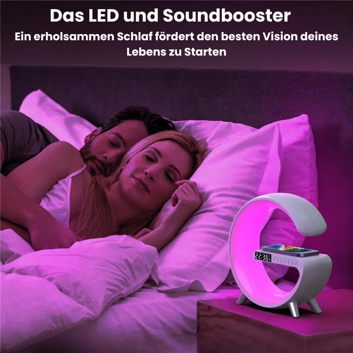 SMARTE LAMPE/ SOUNDBOOSTER/ BLUETOOTH UND WECKER